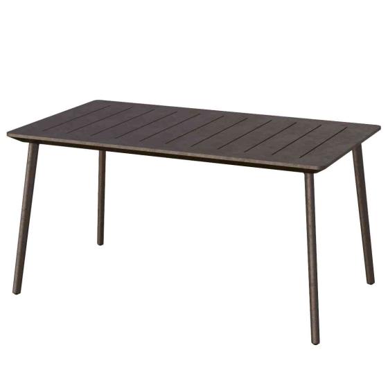 1,0 PZ Di KETER TAVOLO CAST IRON 150X90XH74 CM EFFETTO GHISA