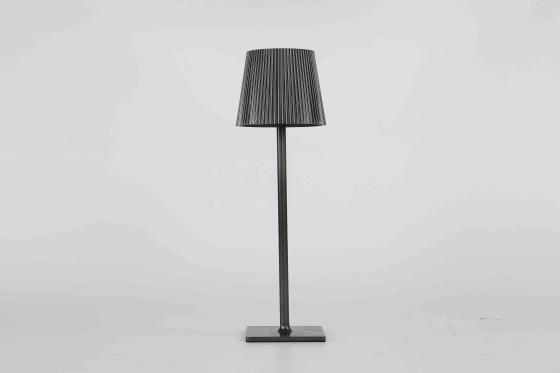 1,0 PZ Di LAMPADA DA TAVOLO LED RICARICABLILE GRIGIA