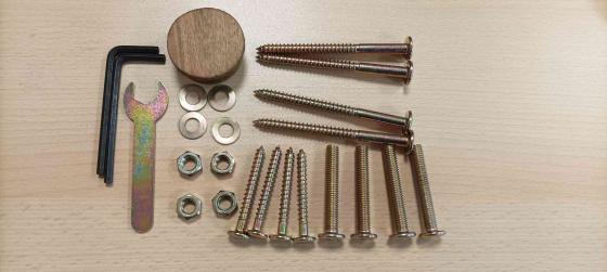 1,0 CF Di ZZ-KIT MONTAGGIO X TAVOLO LEGNO ALLUNGABILE CM 200