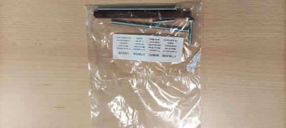 1,0 CF Di ZZ-VITI X CISA 07078.38 MANIGLIA CON CILINDRO NERO
