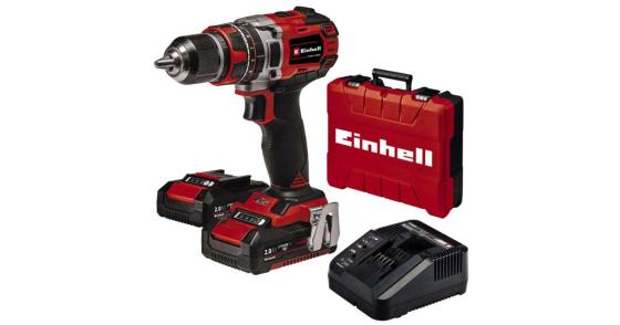 Trapano avvitatorea percussione 18V doppia batteria ioni di litio Einhell