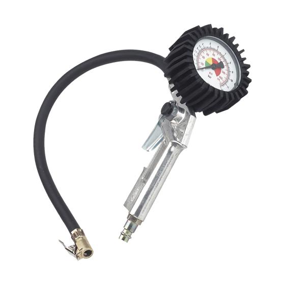 Pistola gonfiaggio gomme x compressore con manometro