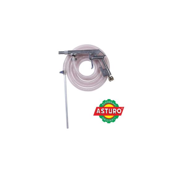 PISTOLA PNEUMATICA COMPRESSORE SABBIATURA SABBIATRICE SABBIARE TUBO PESCANTE