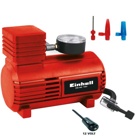 Mini compressore portatile 12V Einhell x auto bici moto canotti salvagenti
