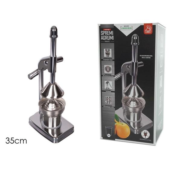 SPREMIAGRUMI ACCIAIO SPREMUTE SPREMI AGRUMI MANUALE A LEVA ARANCIA LIMONE SUCCO