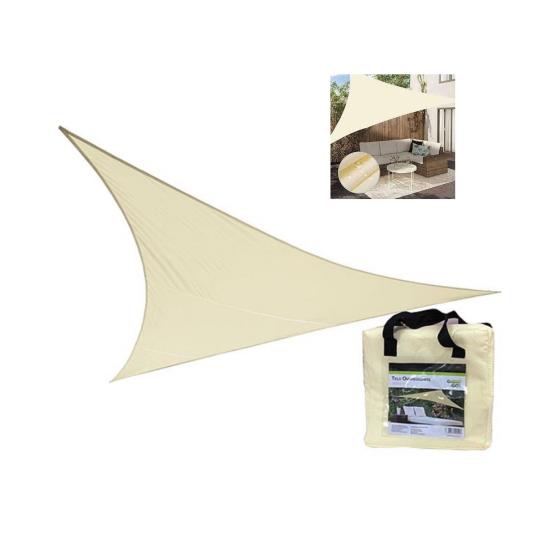 Telo vela ombra ombreggiante triangolare triangolo MT 3X3X3 copertura ecru