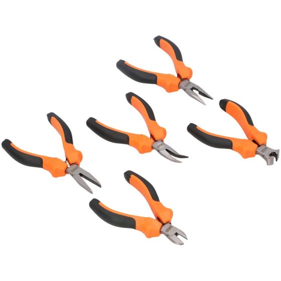 SET SERIE 5 PEZZI MINI PINZE TRONCHESI X ELETTRONICA MM120 MODELLISMO PRECISIONE
