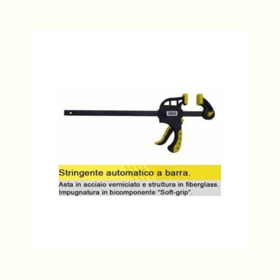 Strettoio stringente morsetto automatico a cricchetto sgancio rapido cm 30