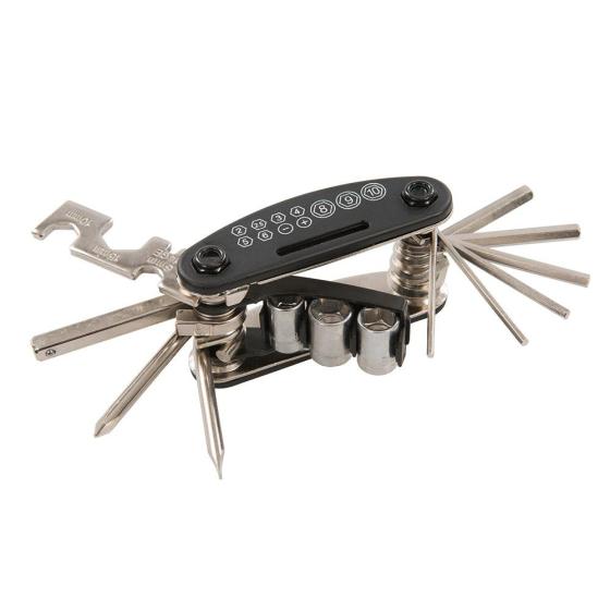 UTENSILE MULTIFUNZIONE TASCABILE X AUTO MOTO BICI BICICLETTE COLTELLINO SVIZZERO