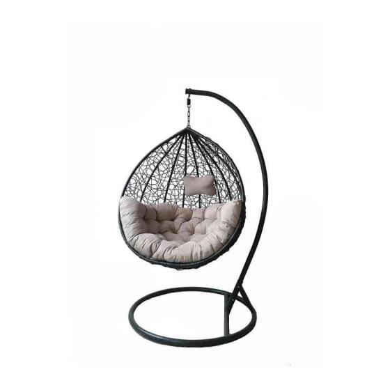 1,0 PZ Di C POLTRONA SOSPESA IN ACCIAIO E POLYRATTAN CM195X1
