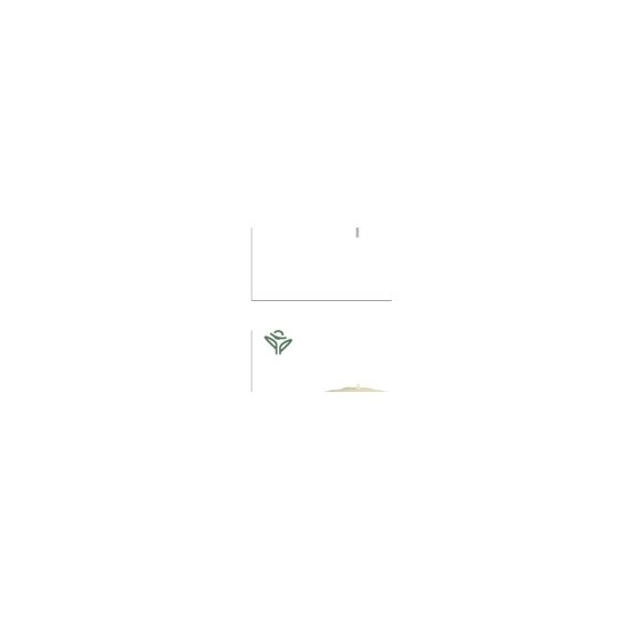 Ombrellone cotone ecrù Ø240 cm / 10 teli
