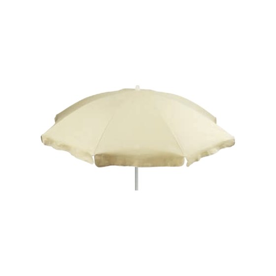 Ombrellone cotone ecrù Ø240 cm / 10 teli