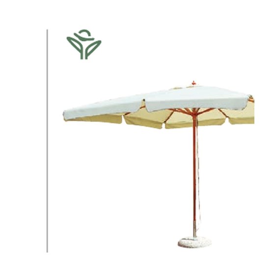 Ombrellone rettangolare 3x4 m Deluxe
