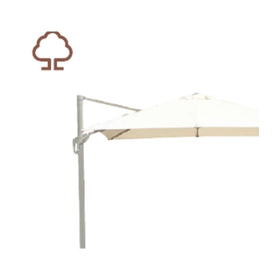Ombrellone Colorado 3x4 m creta/ecrù