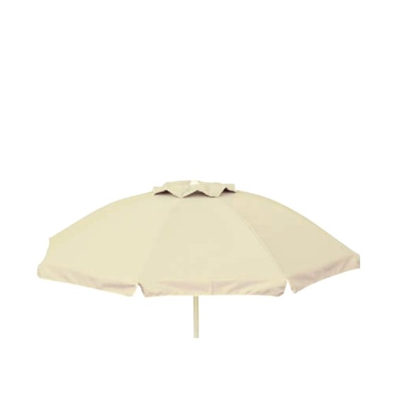 Ombrellone poliestere ecrù Ø200 cm