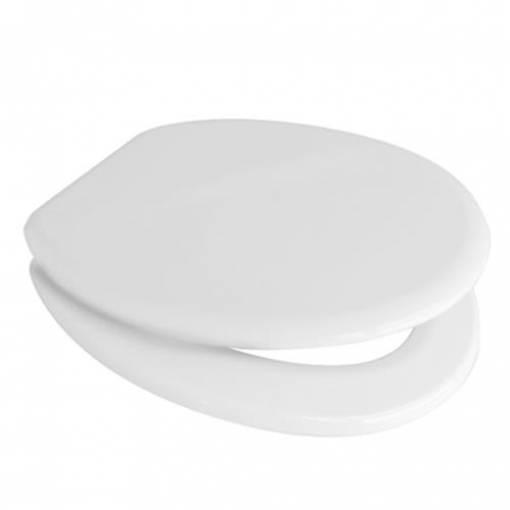 Sedile coprivaso copriwater copri vaso water wc legno bianco tavoletta universal