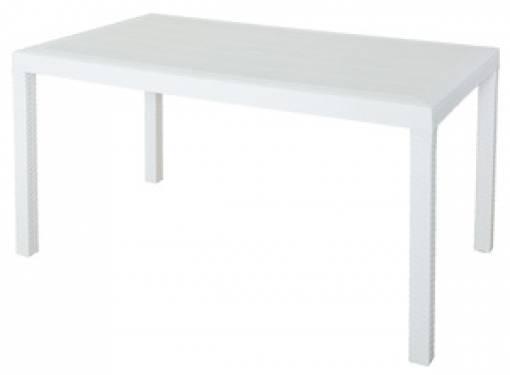 TAVOLO IN RESINA PER ESTERNO ARREDO GIARDINO CM150X90X74H BIANCO O ANTRACITE