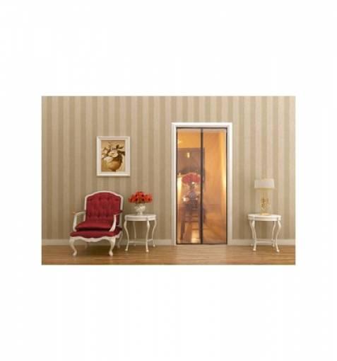 TENDA ZANZARIERA MAGNETICA CON CALAMITA 140x240CM PER PORTA BALCONE ANTI ZANZARE