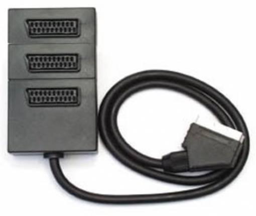 1 PZ Di PRESA MULTIPLA SCART A 3 USCITE