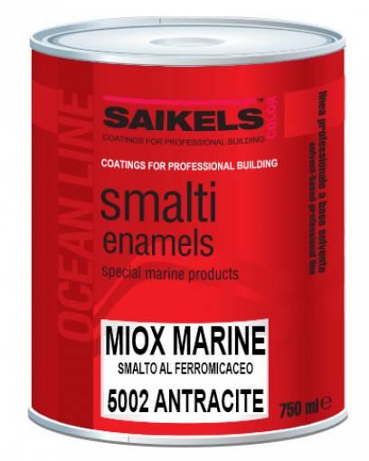6 PZ Di *SMALTO MICACEO"MIOX"ANTRACITE(GR.SC)LT.0,750