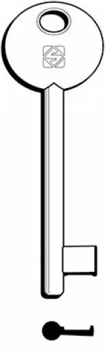 5 PZ Di CHIAVI SILCA PATENT BON-P/PARI 6P2D NI  GR.25