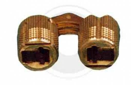 24,0 PZ Di CERNIERA CILINDRICA INVISIBILE OTTONE D 16 MM**