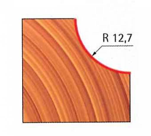 1,0 PZ Di FRESA WIDIA RAGGIO CONCAVO 30-10606 12,7 MM