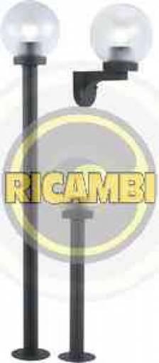 1,0 PZ Di VETRO RICAMBIO PER LAMPIONE GLOBO
