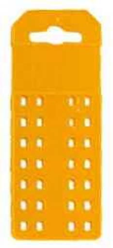 250,0 PZ Di PLACCHETTA SELF SERVICE 145X55 MM GIALLO