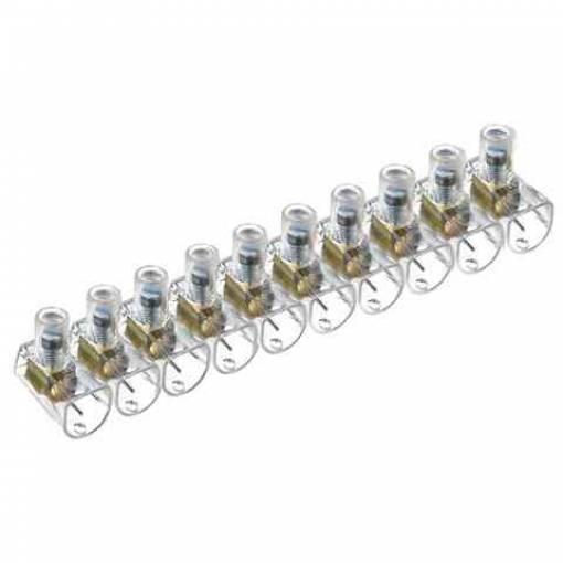 10,0 PZ Di MORSETTO UNIPOLARE FINO A MM.10  (POLI 10)