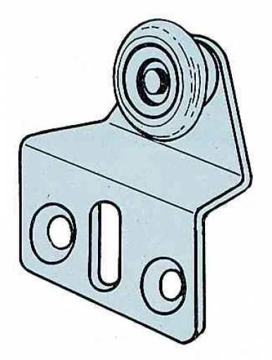 50,0 PZ Di OMGE  123 CARRELLO C/RUOTA D 15 MM PORTATA 8 KG*