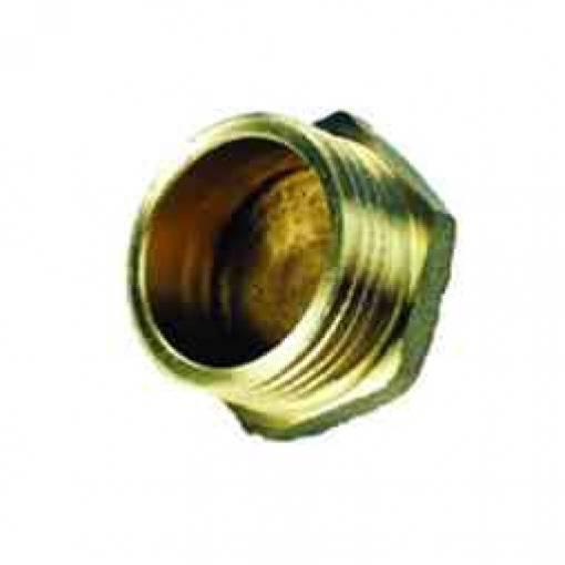 10,0 PZ Di IDRAULICA - TAPPO MASCHIO 292 OTTONE GIALLO D  1