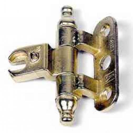 10,0 PZ Di CERNIERA PER MOBILI A0059 OTTONATO 46X14 MM*