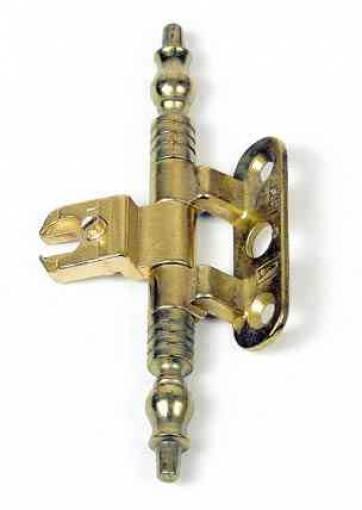 10,0 PZ Di CERNIERA PER MOBILI A0114 OTTONATO 46X14 MM*