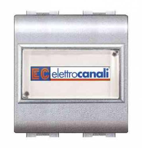 6,0 PZ Di LIFE ART.4025TEC PULSANTE CON PORTANOME TEC