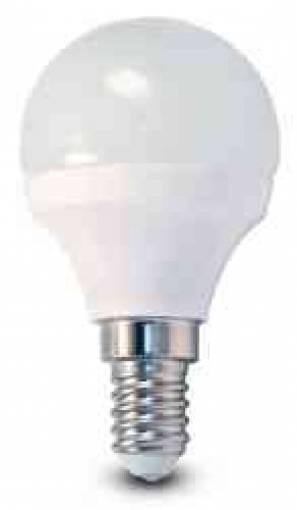 10,0 PZ Di LED SFERA 5,5WE14 -LUMEN 470 -6500K FREDDA*