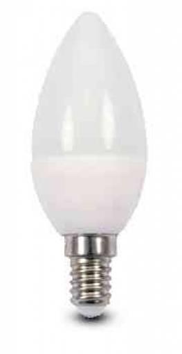 10,0 PZ Di LED OLIVA   5,5WE14-LUMEN490-6500K FREDDA*