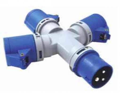 1,0 PZ Di ADATTATORE INDUSTRIALE MULTIPLO FIG.9