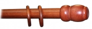 1,0 PZ Di BASTONE LEGNO A TIRO D 35 CILIEGIO 180CM S/SUPP.