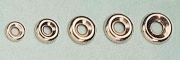5,0 SC Di SC ORLI SOTTOVITE ACCIAIO NICHELATO 10 MM  50 PZ
