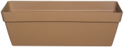 6 PZ Di *CASSETTA IN PLASTICA'MELROSE'50X18X16H MOCCA