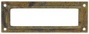 6,0 BL Di BL PORTAETICHETTA 45123 P.P. OTTONE ANTICATO 2 PZ