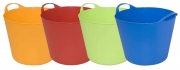 12,0 PZ Di CESTA MULTIUSO 25 L COLORI ASSORTITI 38XH30 CM
