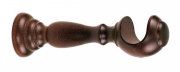 4,0 BL Di BL SUPPORTO PER BASTONE NOCE SCURO 10 CM 2 PZ