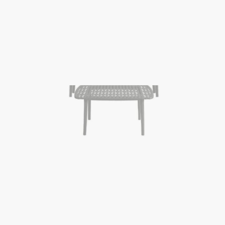 Tavolo professionale Positano 80x51 cm in polipropilene per horeca interno ed esterno