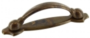 25,0 PZ Di MANIGLIA OTTONE 18900  64 MM ANTICATO