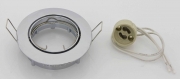 5,0 PZ Di FARETTI DA INCASSO ORIEN.X LED GU10 CROMO