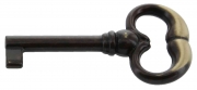 25,0 PZ Di CHIAVE PER MOBILI 33730 35X62 MM BRONZO SFUMATO