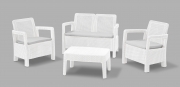 1 PZ Di ALLIBERT SALOTTO 'TARIFA' BIANCO