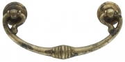25,0 PZ Di MANIGLIA OTTONE 03027 121X58 MM ANTICATO**